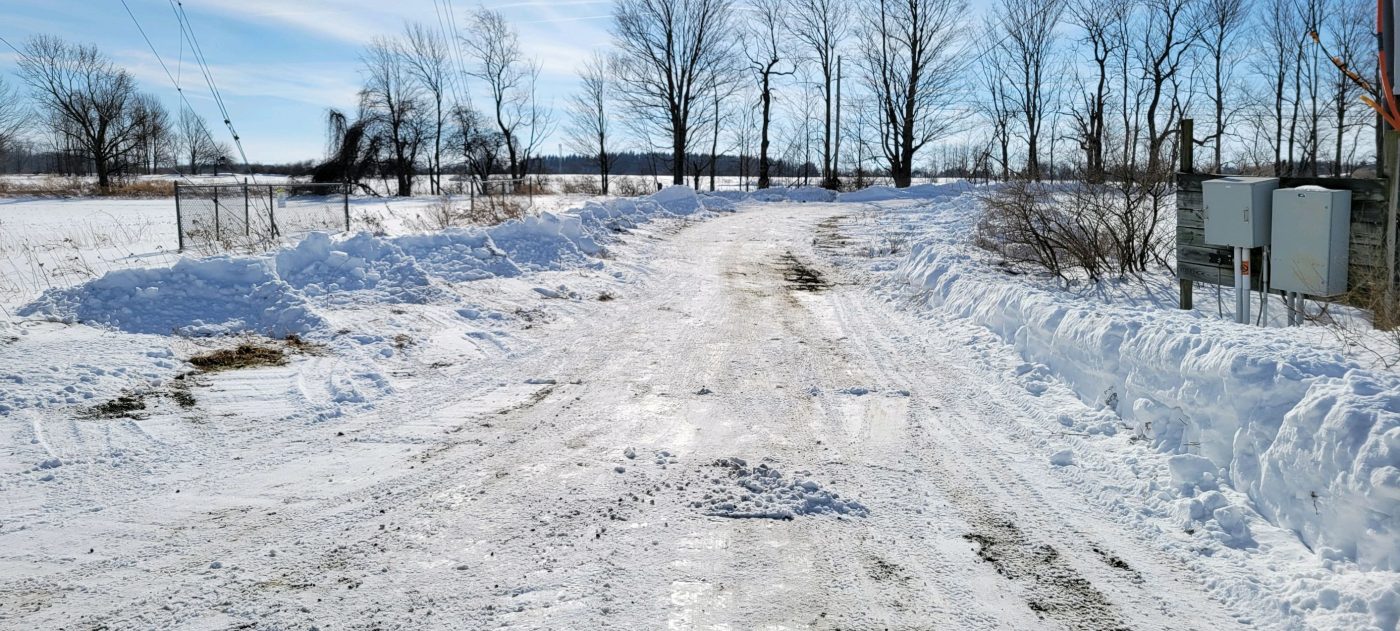 Snowed in Road